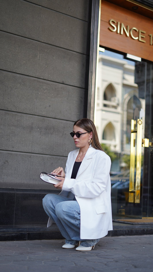 White muse blazer