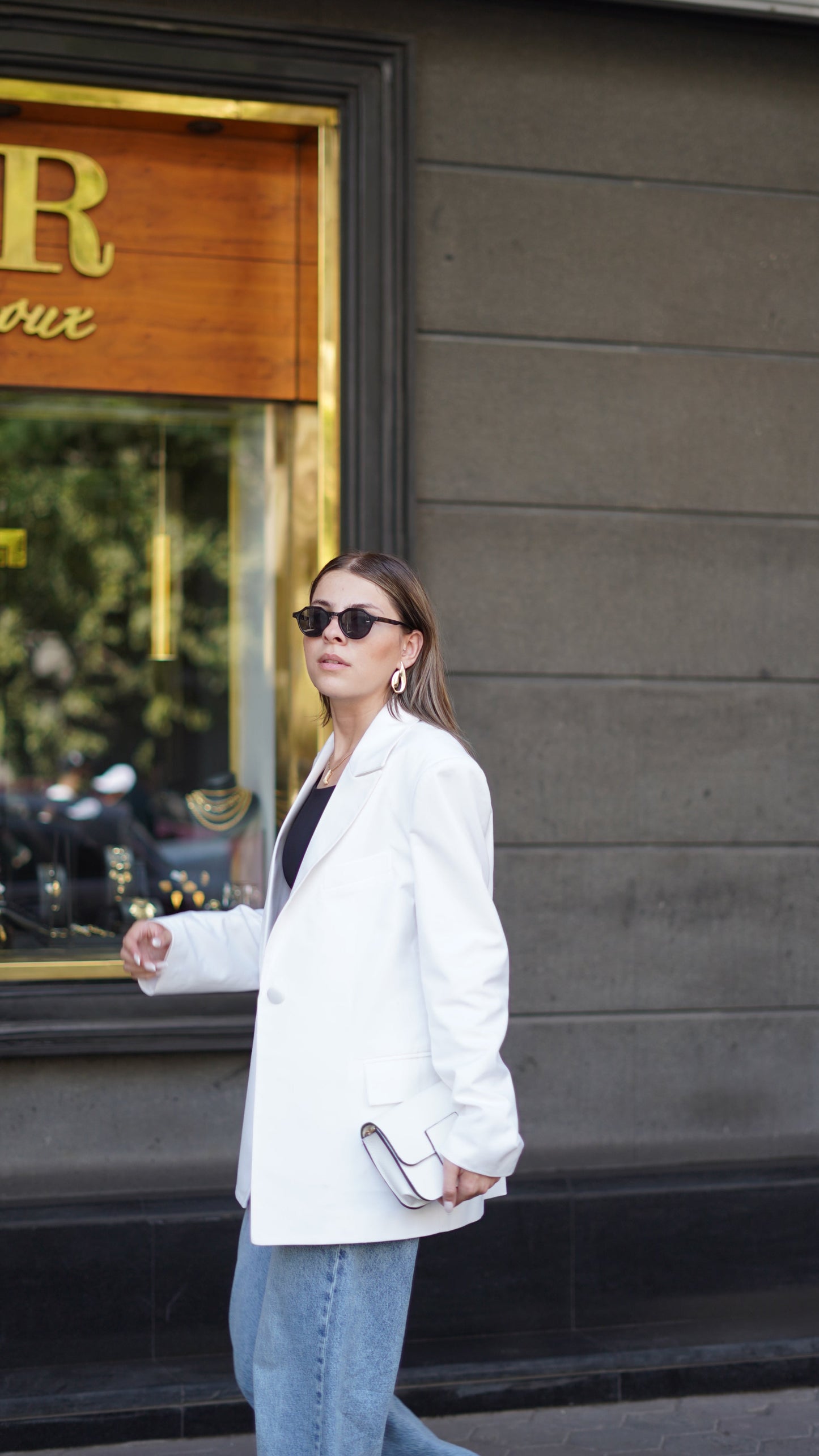 White muse blazer
