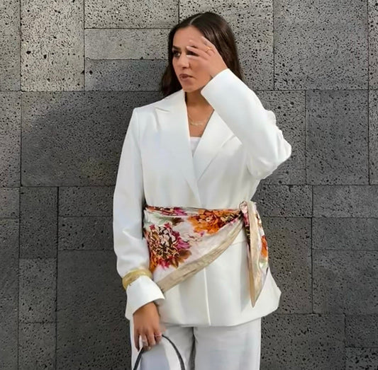 White muse blazer